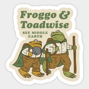 Froggo & Toadwise Sticker
